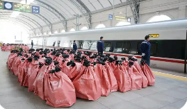 鐵路部門啟動“雙11”網(wǎng)購高峰期快件運輸服務(wù)