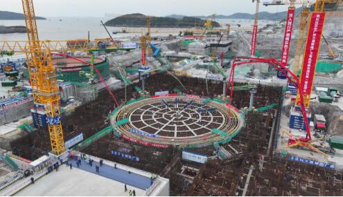 中廣核浙江三澳核電項(xiàng)目3號(hào)機(jī)組主體工程開(kāi)工