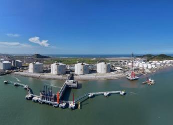 上海LNG站線擴建項目（一階段）投產(chǎn)