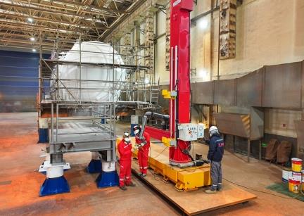 首套海洋油氣柔性智能噴涂系統(tǒng)投用