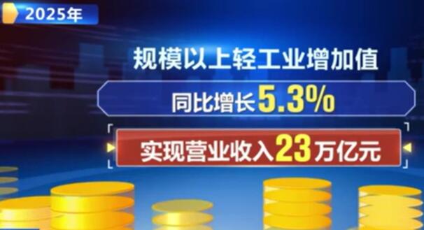 2025年我國輕工業(yè)經(jīng)濟(jì)運(yùn)行穩(wěn)中向好