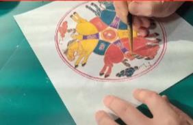 從昭陵六駿到“立馬躺贏” 非遺年畫“馬上”新