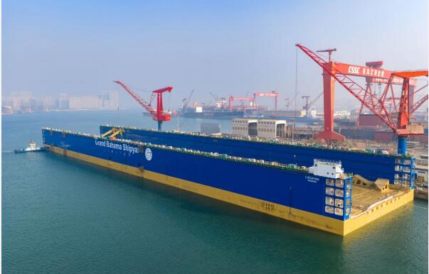 全球最大級！北海造船成功交付12萬噸舉力浮船塢