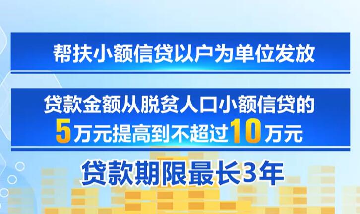 四部門調(diào)整優(yōu)化脫貧人口小額信貸為幫扶小額信貸