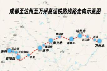 四川打通直達長三角、京津冀經(jīng)濟區(qū)高速鐵路通道