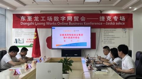 大龍網成功舉辦捷克-東至龍工場數(shù)字貿易洽談會