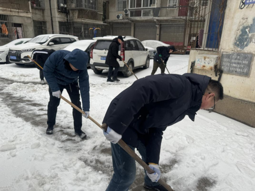 武昌煙草：黨員先鋒在行動(dòng) 鏟雪除冰暖人心