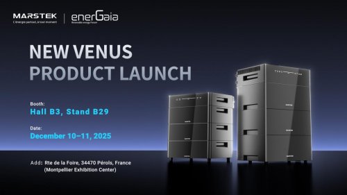 MARSTEK于法國蒙彼利埃國際可再生能源展重磅發(fā)布全新VENUS儲(chǔ)能系統(tǒng)